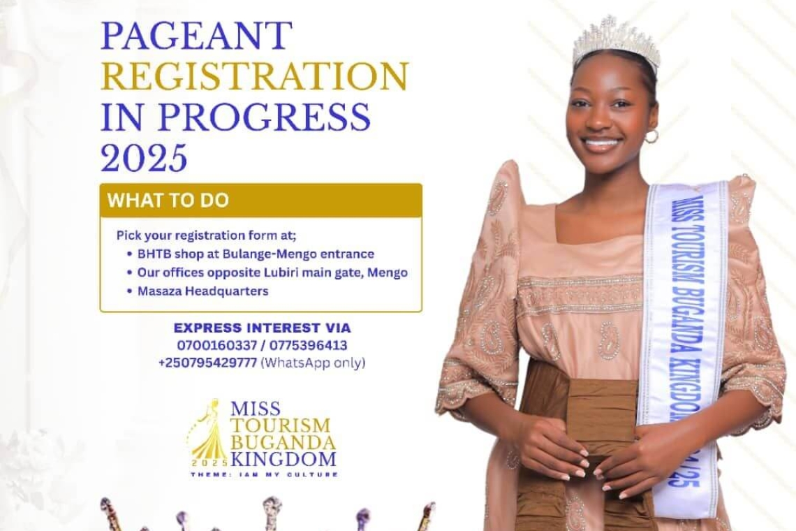 Registration opens for Miss Tourism Buganda 2025